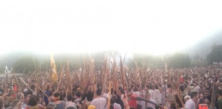 Moros y Cristianos eine Schlacht wie im Jahre 1550