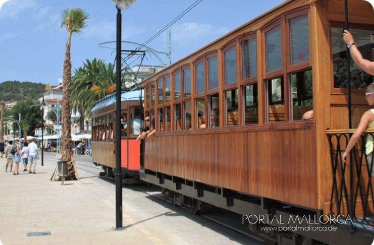 Der Fahrpreis Roter Blitz von Palma nach Sóller