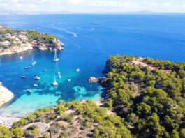 Portals Vells – 3 Finger Bucht Drohnen Video Portals Velles 3 Finger Bucht